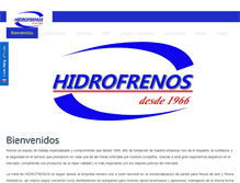 Tablet Screenshot of hidrofrenos.com